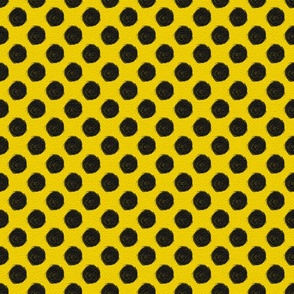 Minnie’s Bow Black Dots on Yellow 