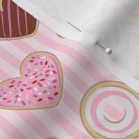 Pink Valentine Cookie Stripe Small