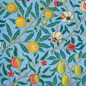 Four fruits pattern (1862) by William Morris. Original from The Smithsonian Institution