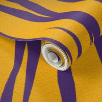 purple and gold tiger stripes small scale