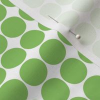 dots apple green and white