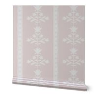 Tulip Indienne Damask Stripe Petal Pink and White