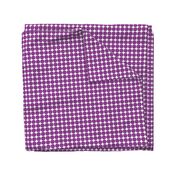 dots grape purple and white