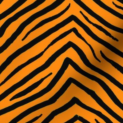 tiger stripe 10x10 neon orange