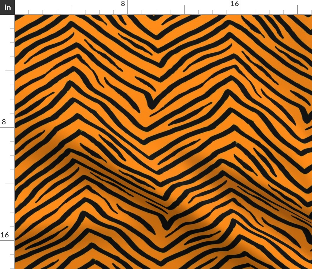 tiger stripe 10x10 neon orange