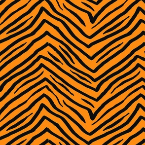 tiger stripe 12x12 neon orange