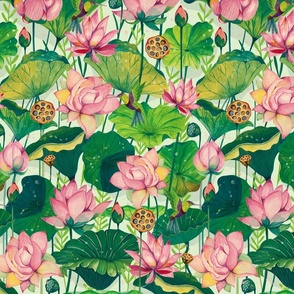 Lotus Blossoms-v2 (12"x20" repeat)