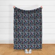 Field Of Florals Navy