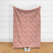 Field Of Florals Salmon Pink