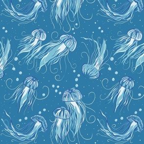 Jellyfish Menagerie Denim