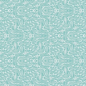 Teal and silver Maze