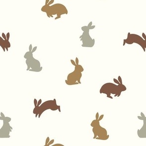 easter bunnies - colourful sage REGULAR 