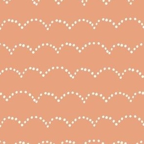 Dotted Scallops // Terracotta