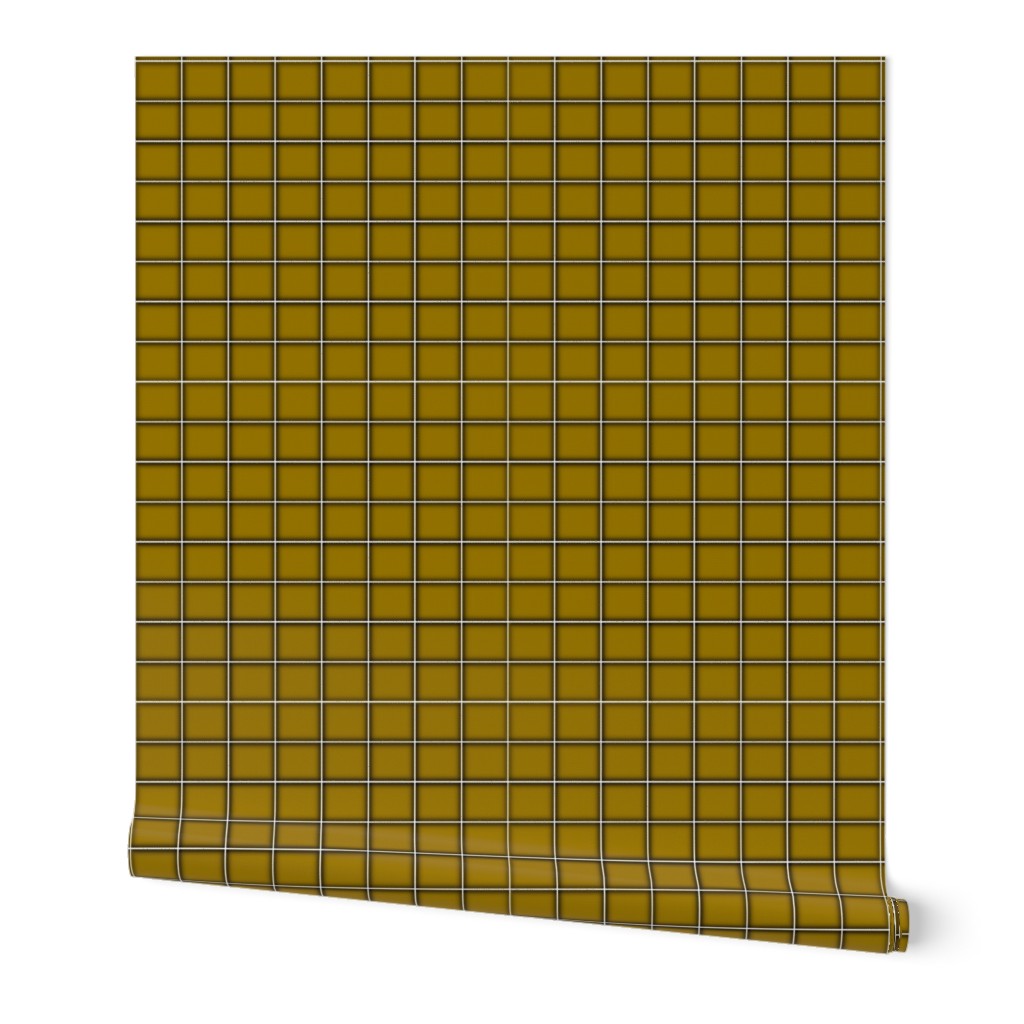 mustard checkered print