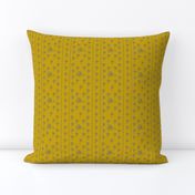 Yellow and grey beets pattern