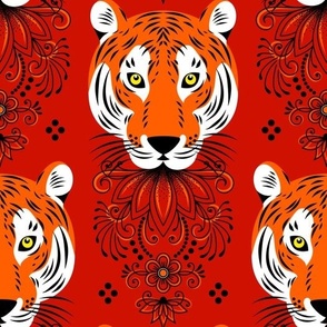 Year of the Tiger, red / 0477