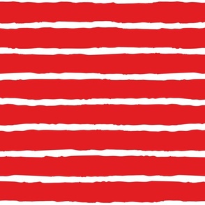 nautical red white narrow stripes pattern