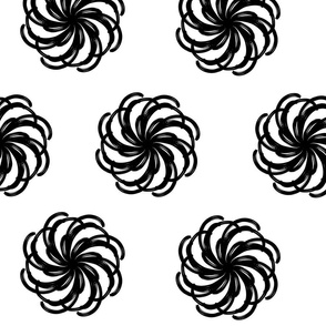 Black spirals
