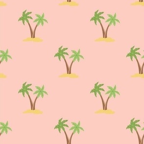 Palm trees - pink