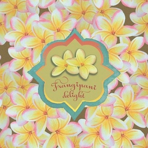 Frangipani delight cake tin