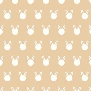 bunny polka dots - salt  - LAD22
