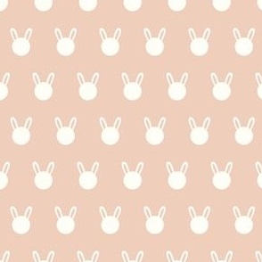 bunny polka dots - pink - LAD22