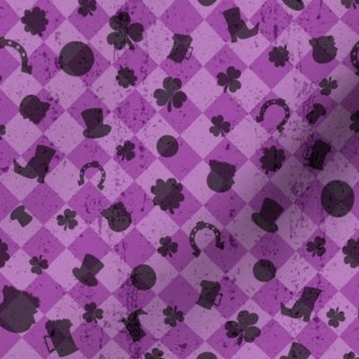 St patrick lucky 4, purple patrick fabric,