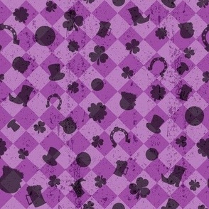 St patrick lucky 4, purple patrick fabric,