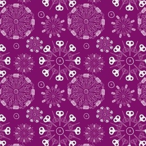 Sewing Mandala Plum