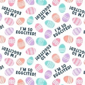 I'm so egg-cited! - Easter eggs - fun - multi - LAD22