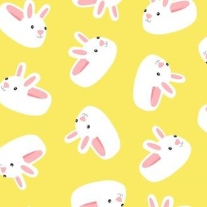 bunny slippers - yellow - LAD22