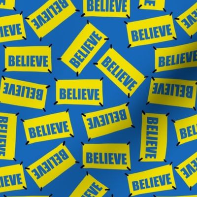 Believe- all yellow