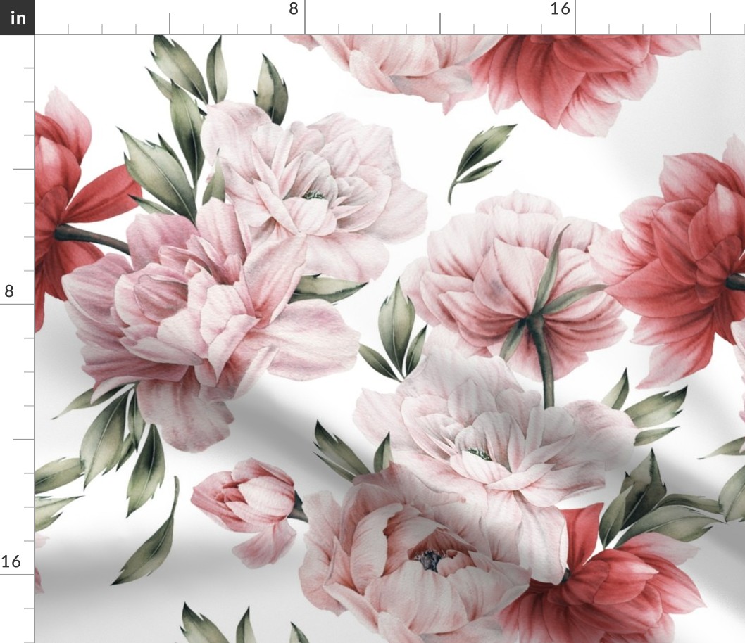 Timeless style of peony pattern