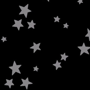 starry stars LG granite grey on black
