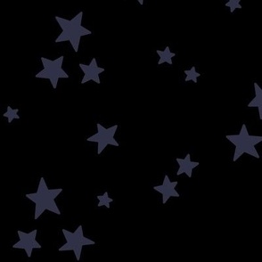 starry stars LG midnight blue on black