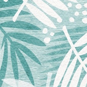 Turquoise Palms - Jumbo Scale
