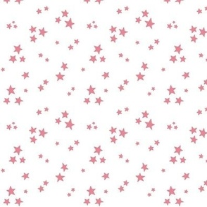 starry stars SM berry cream on white