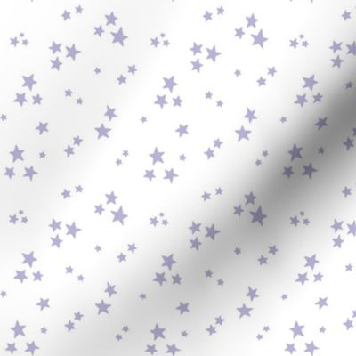 starry stars SM light purple on white