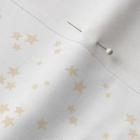 starry stars SM ivory on white