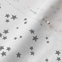 starry stars SM granite grey on white