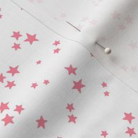 starry stars SM pretty pink on white