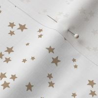 starry stars SM tan on white