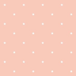 blush pink stars quarter inch