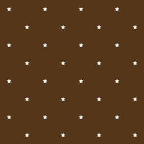 dark brown stars quarter inch