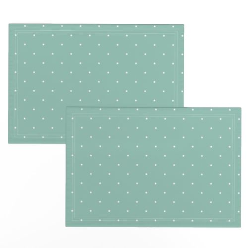 faded teal stars quarter inch