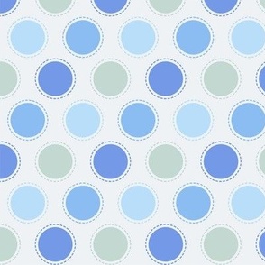 Blue polka dots-nanditasingh