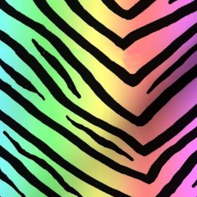 tiger stripe rainbow 12x12