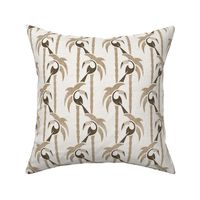 TOUCAN DO IT! - PALE SEPIA ON OFF-WHITE