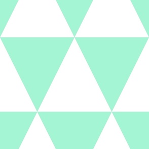 Mint Triangles Large Scale