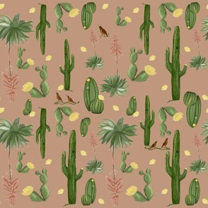 Cacti and Quail